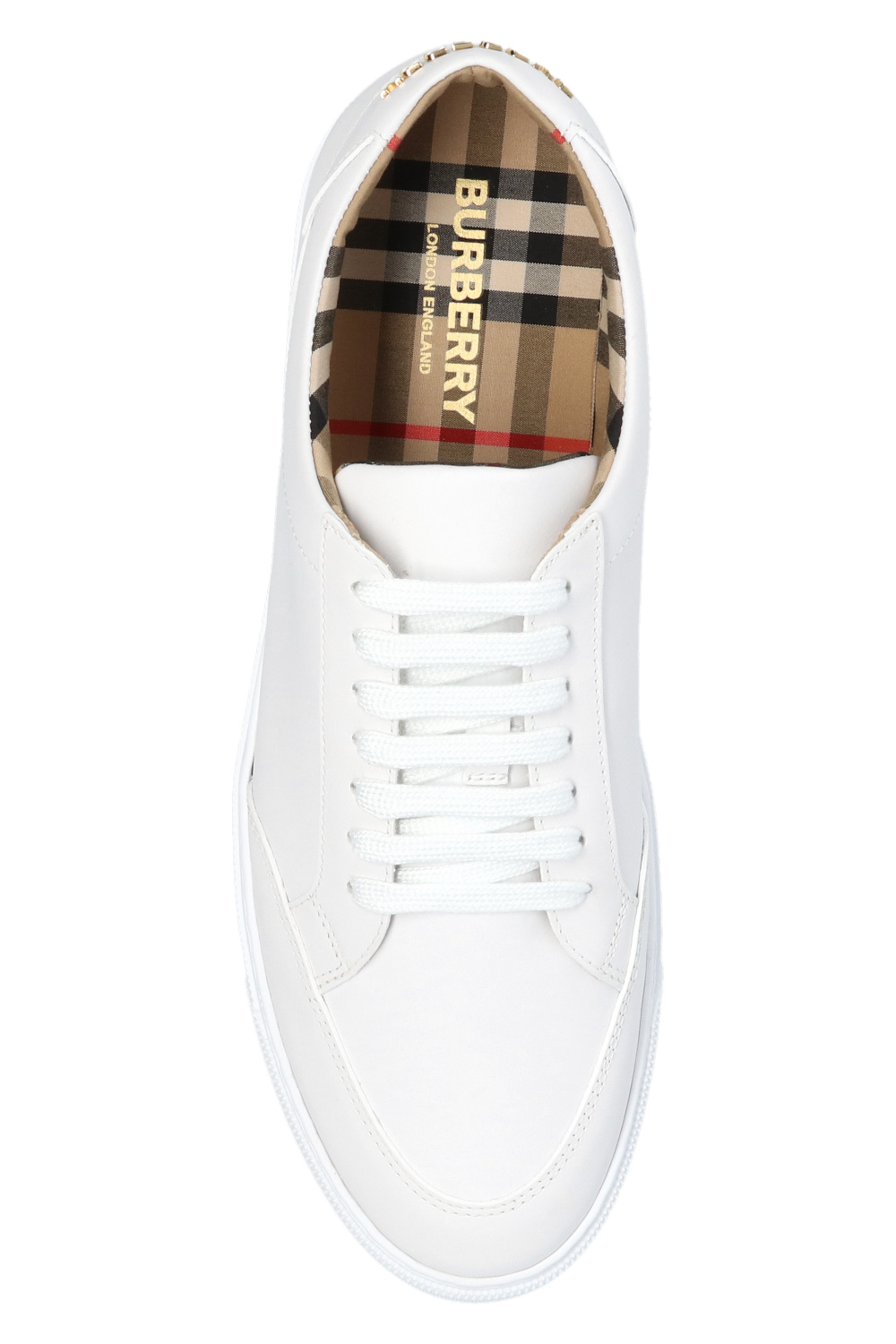 Burberrys 4630−E60795 ゴールド/シルバー　ユニセックス Burberrys Watch Quartz White Dial Round Silver Gold 4630
